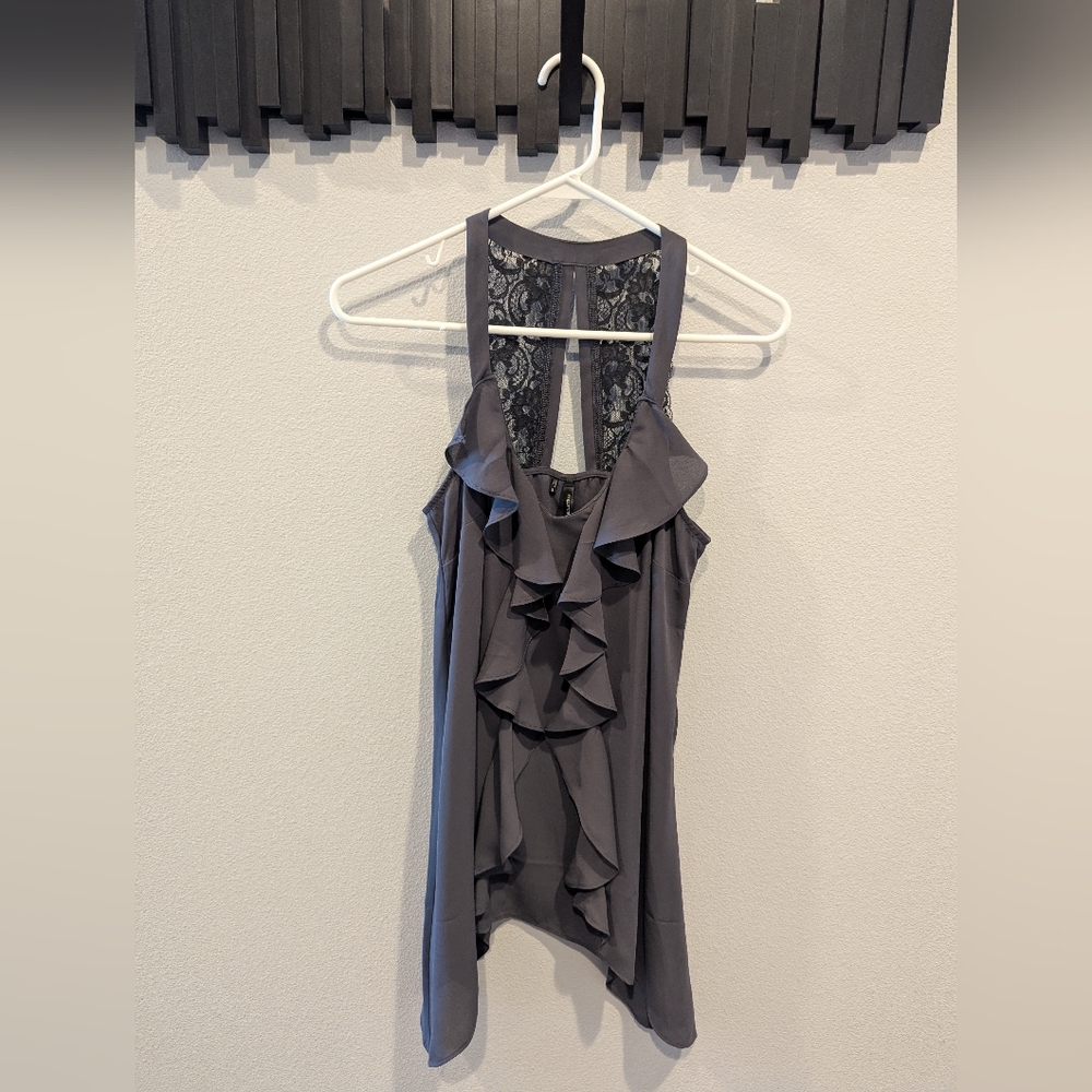 Maurices Lace Ruffle Tunic Tank